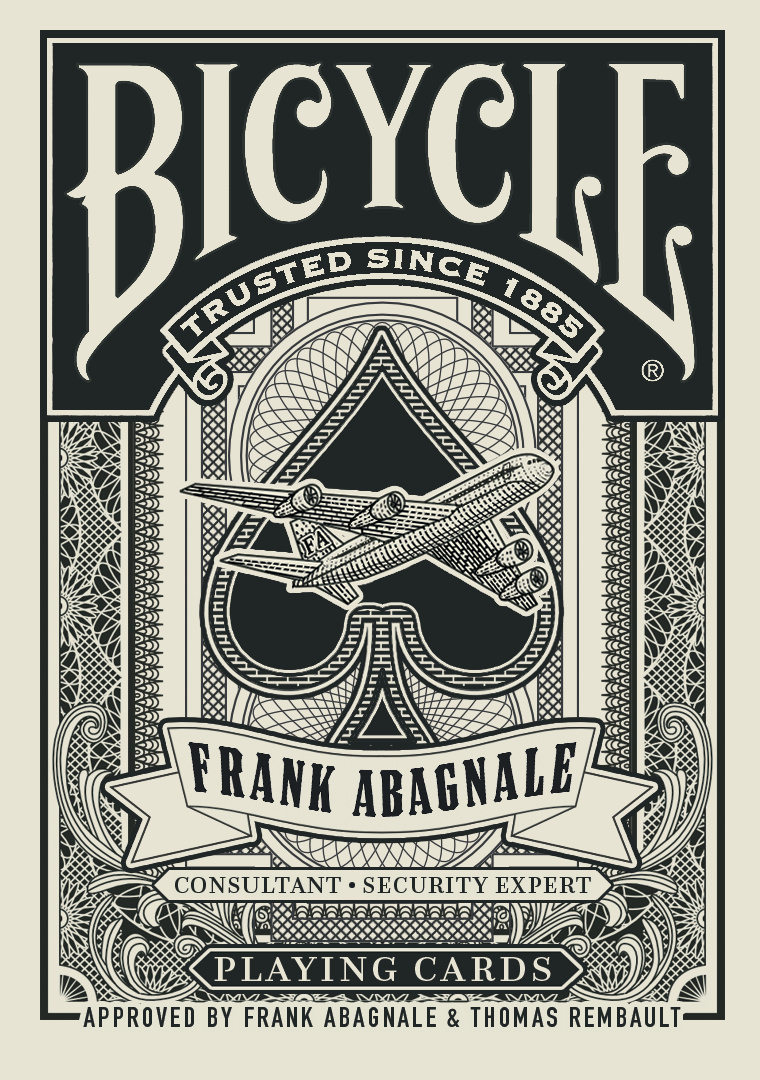 Original Bicycle Frank Abagnale tuck-box front artwork